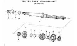 ALBERO PRIMARIO TM Kart KZ10 KZ10B 